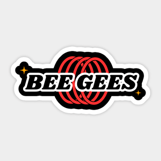 Bee Gees // Red Ring Sticker